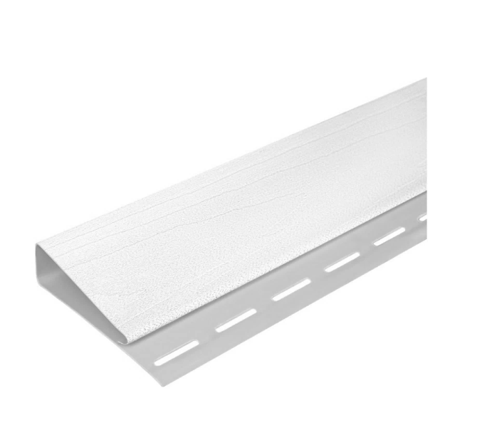 Профиль широкий - J "ProfBuild" к сайдингу Альта-Профиль Белый 3м