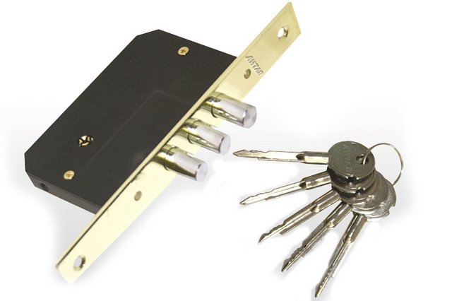 Замок врезной АНТАЛ ЗВ 189-4МФ-5 (5ключей)