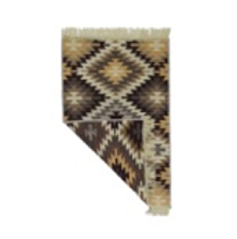 Коврик хлопковый Kilim Gold 80х150см серый 57434 57434 - купить в АПлайн