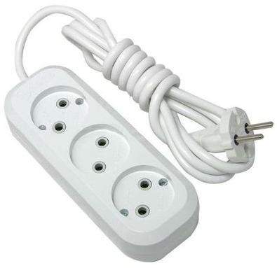 УДЛИНИТЕЛЬ "КОСМОС" ПВС 2х1 3роз. 5м 16А  YKsm5m-3g   /848/