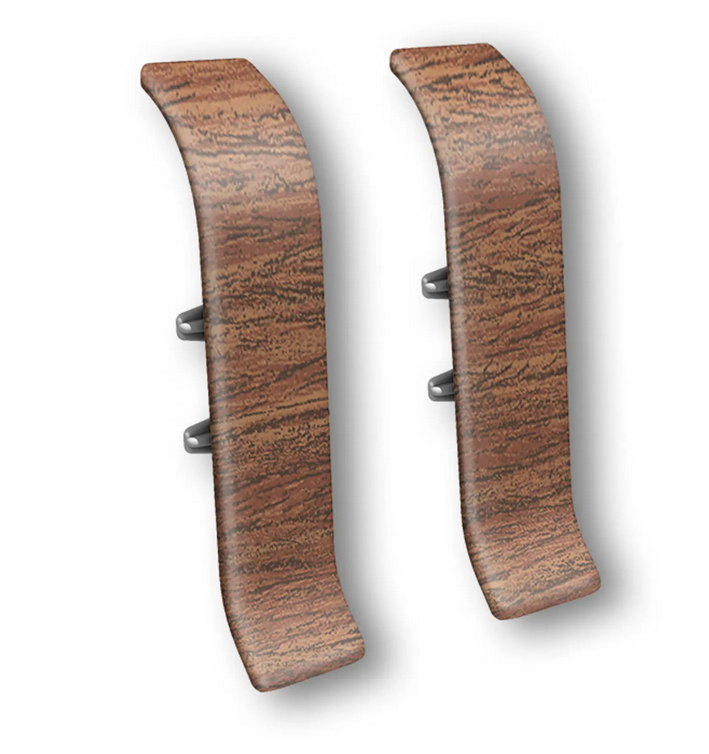 Соединитель для плинтуса "Идеал Классик" 55мм (2 шт во флоупаке), 341 Ольха