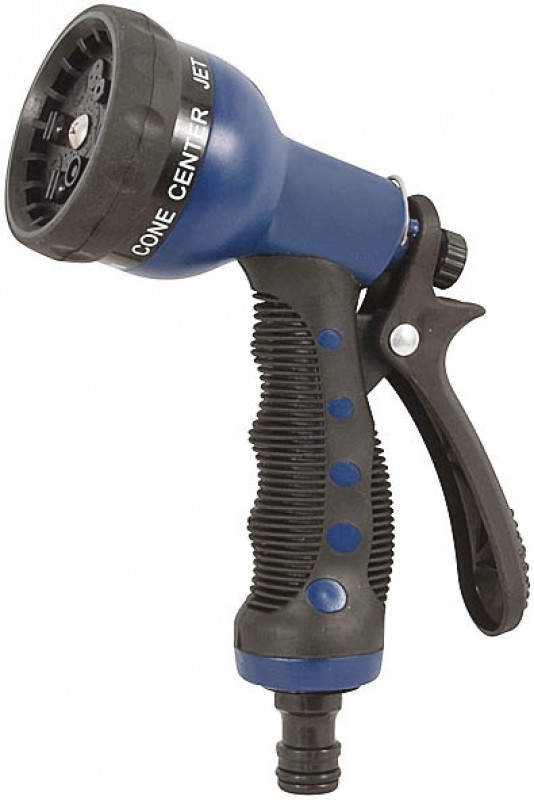 Пистолет для полива FIT 8 режимов 200мм синий 77307 77307- купить в АПлайн