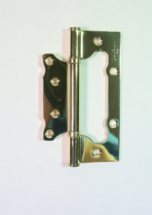 Петля накладная (бабочка) LOCKLY 125*75*2,5 золото (2шт)7-606- купить в АПлайн