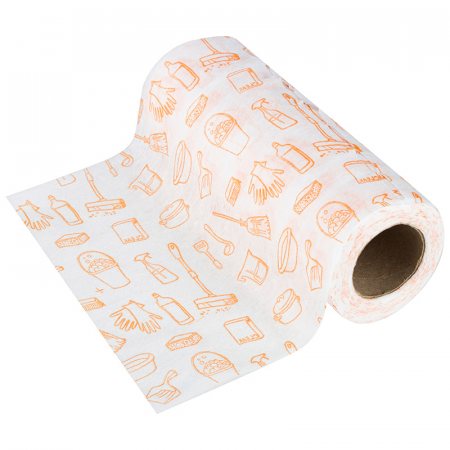 Салфетки спанлейс в рулоне с перфорацией 25х30см 20 шт 008759