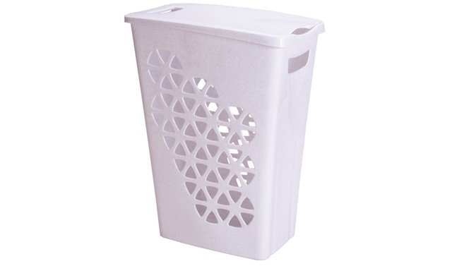 КОРЗИНА ПЛАСТМ.Д/БЕЛЬЯ "ВЕНЕЦИЯ" УЗКАЯ МРАМОР /М2604/