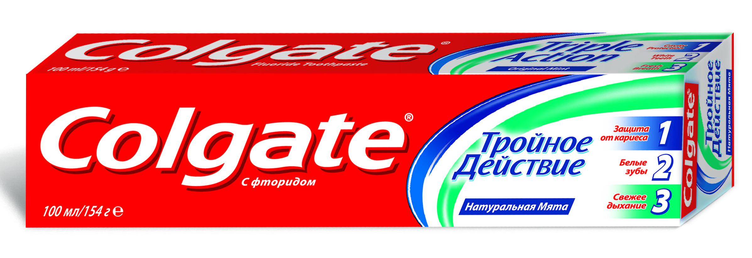 Паста зубная COLGATE тройное действие 100мл
