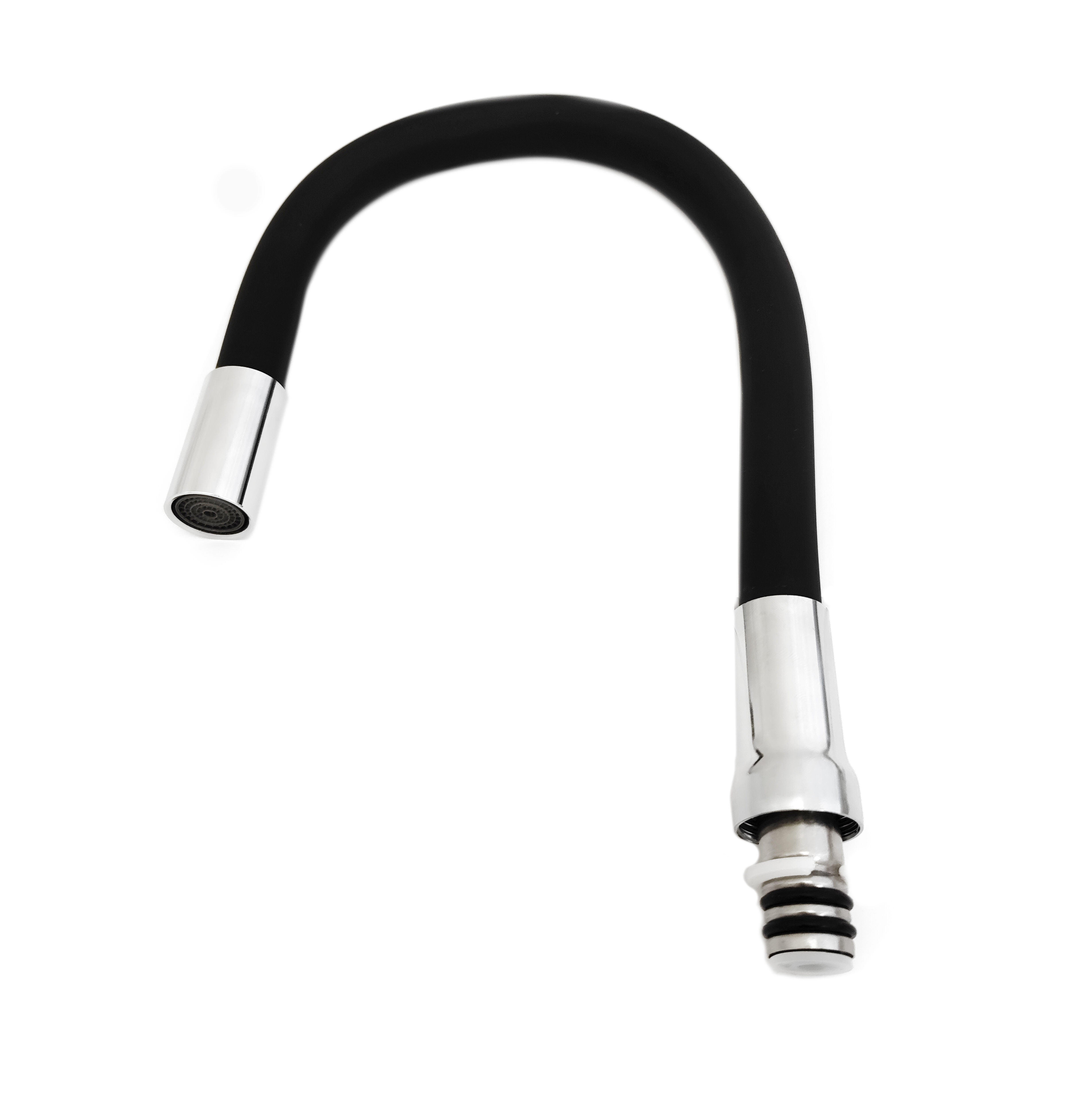 Излив для смесителя "DIABLO" гибкий черный 550 мм 308804