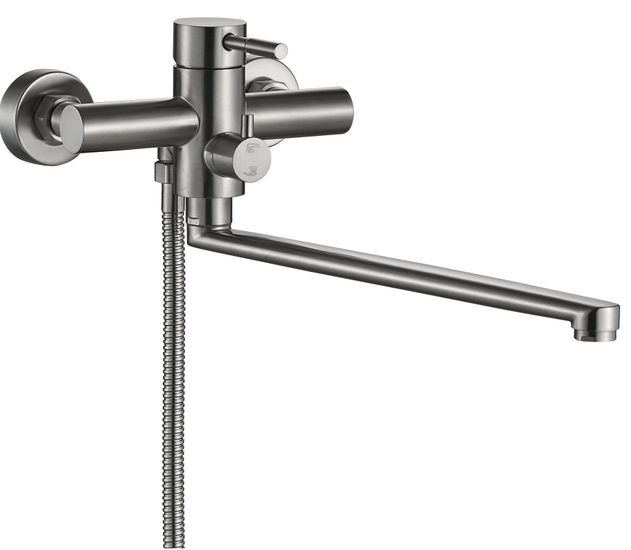 Смеситель для ванны AKERO с длинным изливом AK11221