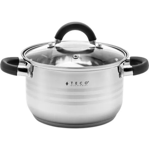 Кастрюля нерж. Teco 3,9л 20см TC-C3900-06B