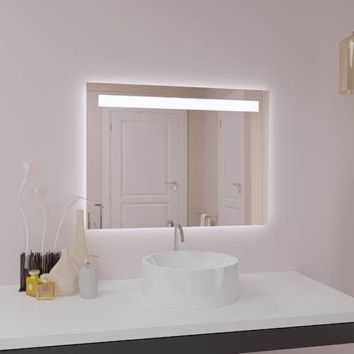 Зеркало SANTREK HOME "АУРА" 600х600мм с LED подсветкой75120- купить в АПлайн