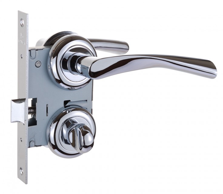 РУЧКА-ЗАЩЕЛКА БУЛАТ /ЗЩ 2.Д03.04/ ХРОМ - купить в АПлайн