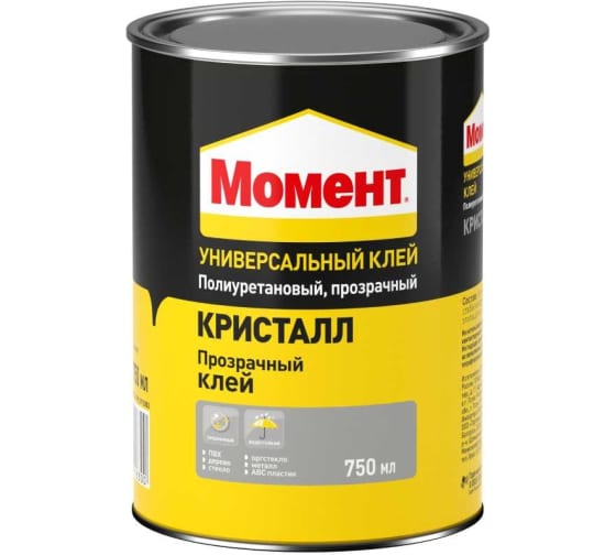 Клей туба МОМЕНТ КРИСТАЛЛ банка 750мл /1781022