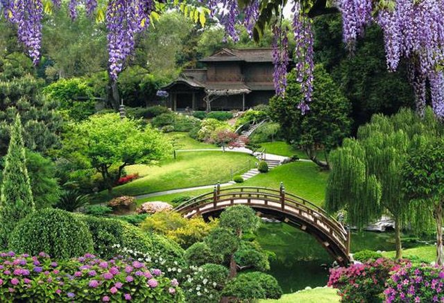 Фотообои "Китайский парк" 9л. 300х201