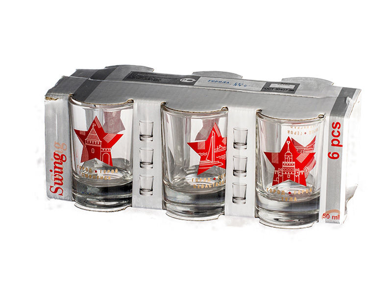 НАБОР СТ.СТОПОК ПУТИНКА АРТ.Д 004/2 50МЛ (6ШТ) 02С1022