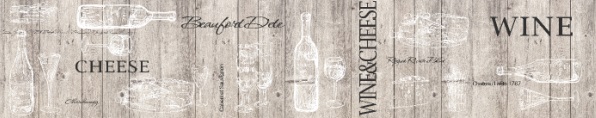Панель-фартук Вино и сыр фотопечать Ф-120-2 600х2000мм