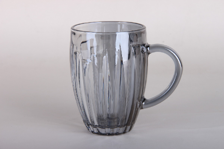 Кружка стекл. Silver 370мл 8307