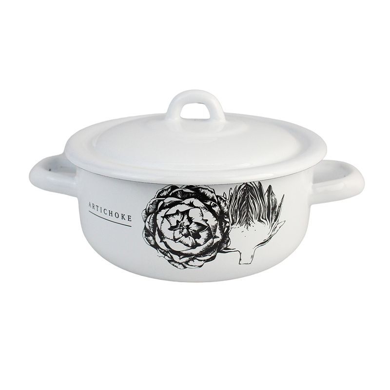 Кастрюля эмал. Artichoke 1,45л  С-16072/4ЭС-16072/4Э- купить в АПлайн
