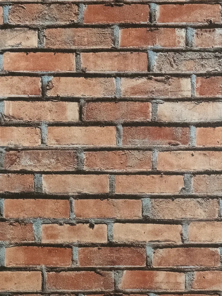 Самоклейка 0,45х8м Кирпич красно-коричневый Deluxe 3973