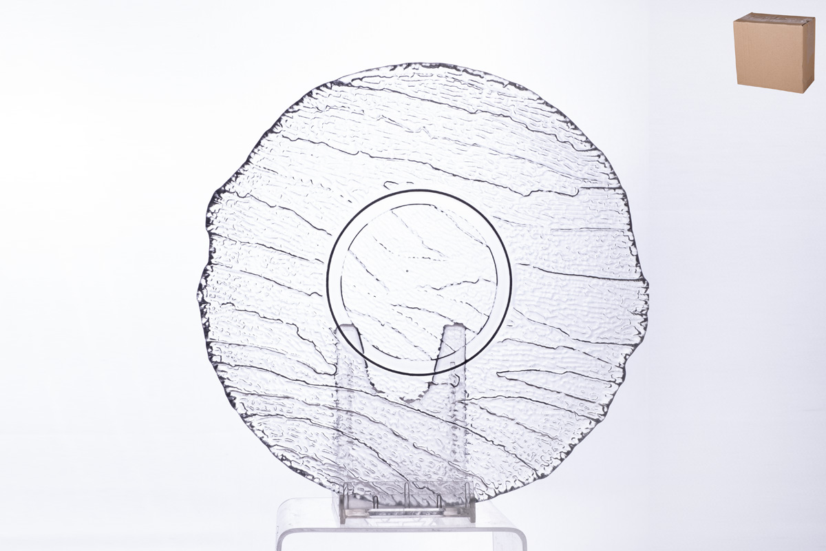 Блюдо сервировочное стекл. 20х2.8см 7099