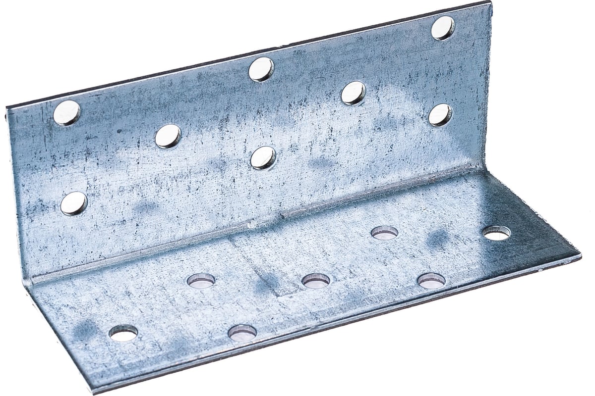 Уголок крепежный равносторонний 40х40х100х2 1,8мм 13-0020460