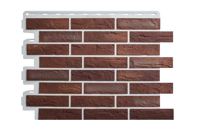 Фасадная панель "Альта Профиль" Кирпич Рижский цвет 01 0.79х0,59м / 0,47м2