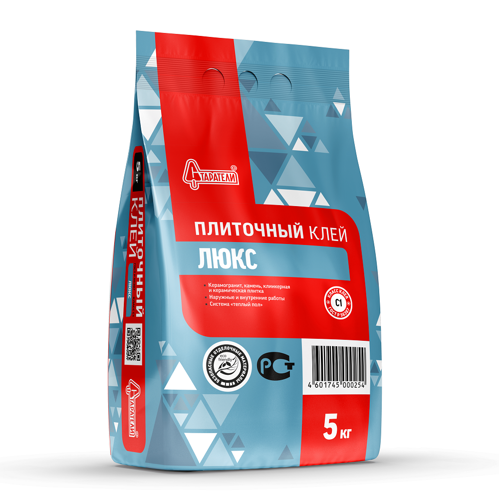 Клей "Старатели" Люкс для плитки, керамогранита и камня C1 5кг