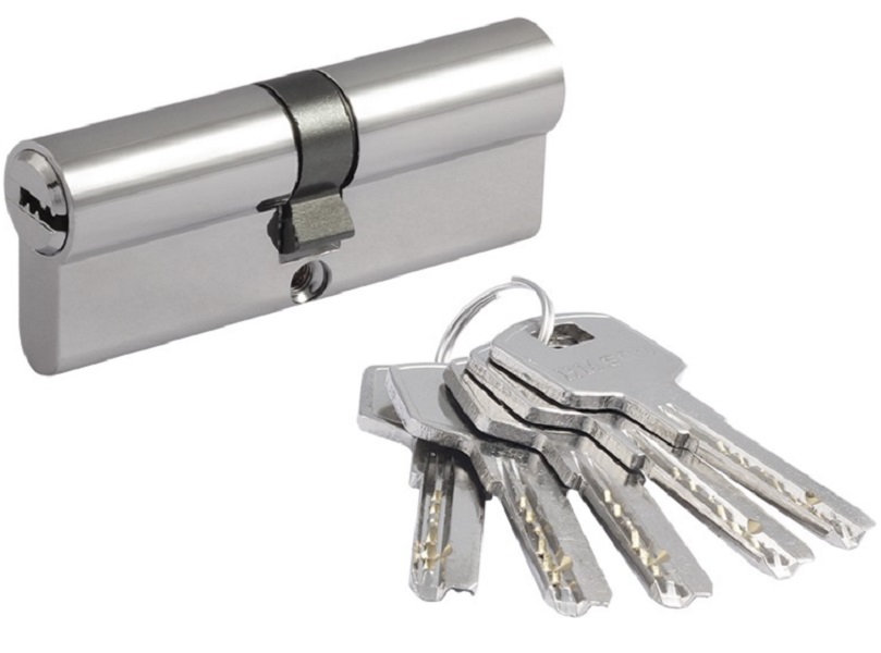 Цилиндр замка (личинка) LOCKLY Z100P-90-СР 45х45мм кл/кл хром