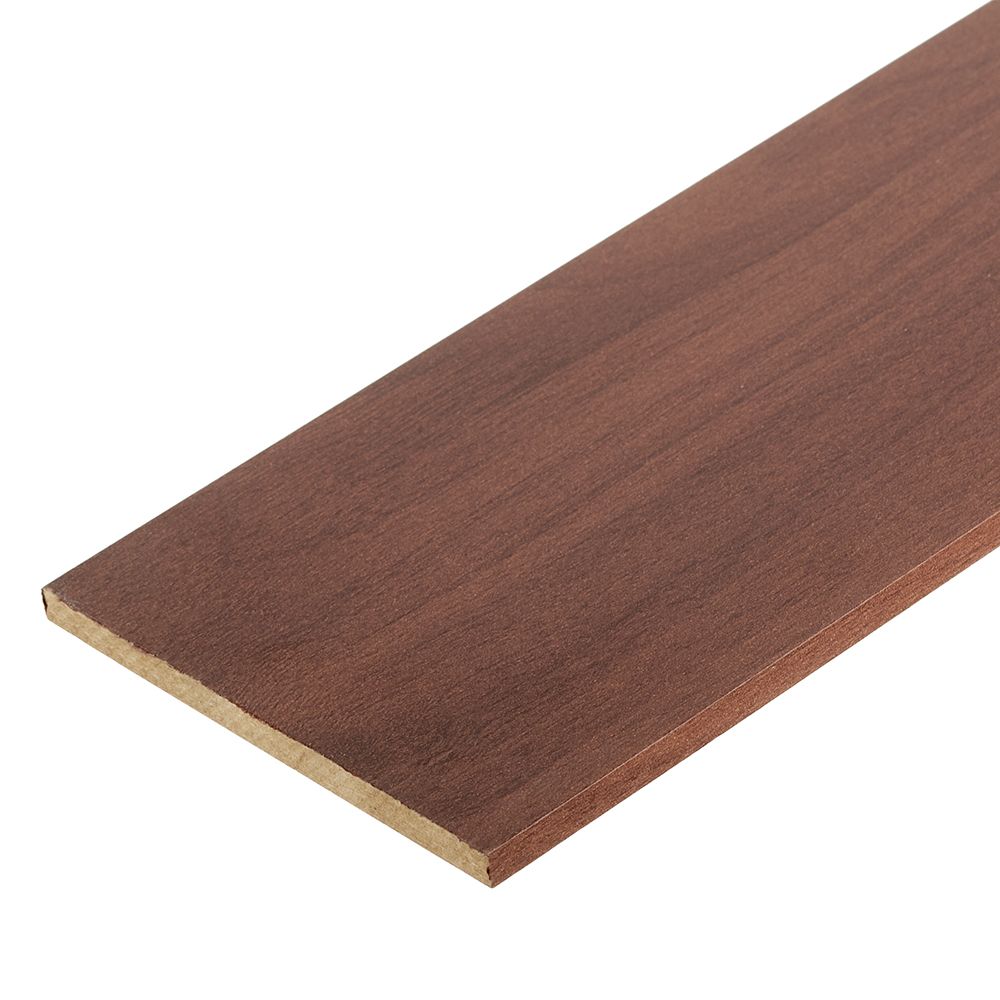 Доборная планка МДФ Итальянский орех 120х8х2050, Финиш-пленка