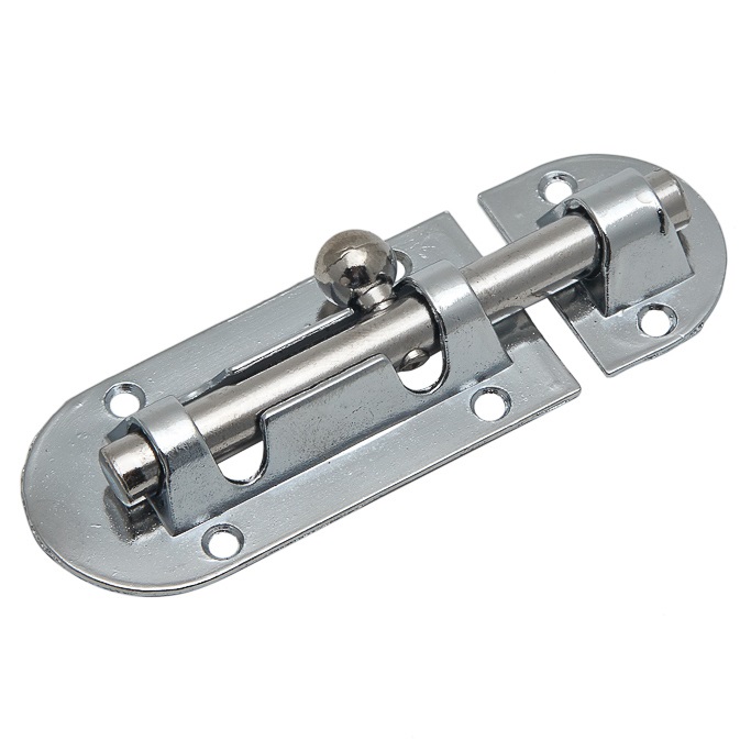 Шпингалет 80мм хром 01.02.02