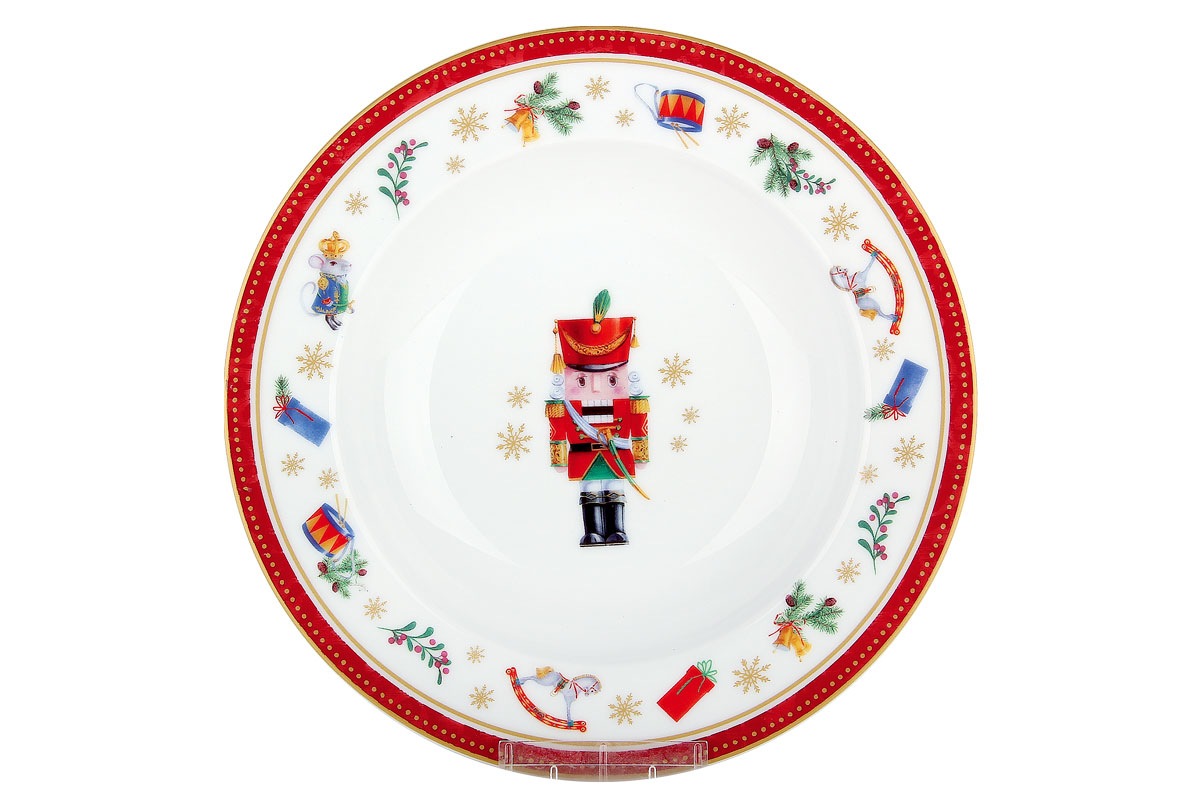 ТАРЕЛКА КЕРАМ.СУПОВАЯ 21,5СМ/350МЛ "ЩЕЛКУНЧИК И МЫШИНЫЙ КОРОЛЬ" В0943-А07055В0943-А07055- купить в АПлайн