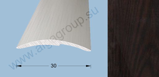 Порог-стык 1,8м 30мм П48.27, Венге