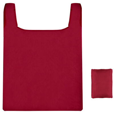 Сумка Basic бордовая 37х55см складная 104369