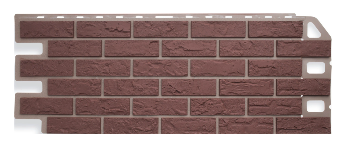 Фасадная панель "Альта Профиль" Кирпич красный 1,13х0,46м / 0,53м2
