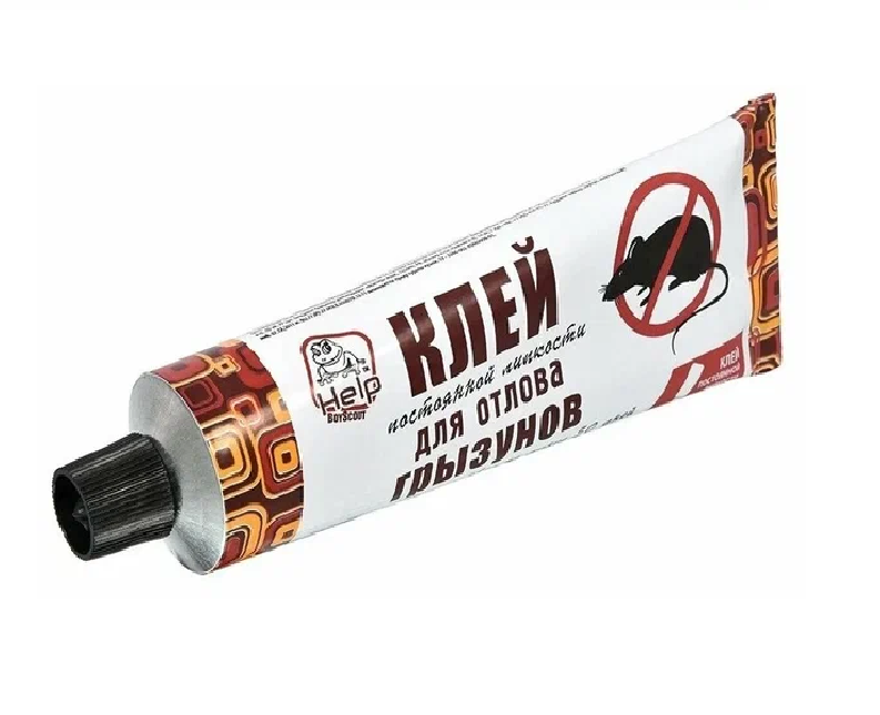 Клей постоянной липкости HELP для уничтожения крыс и мышей 135гр 80281