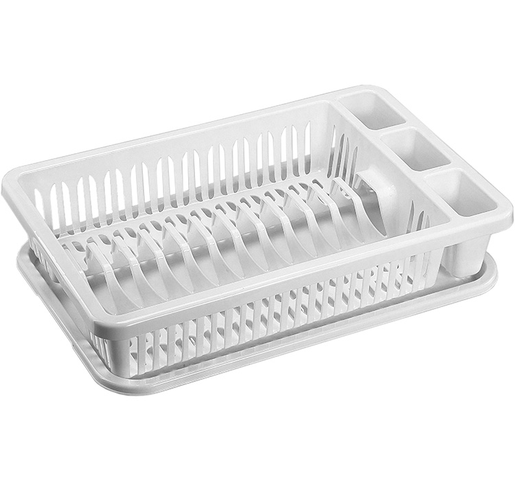 Сушилка для посуды пласт. 420x290x80мм белая М1174