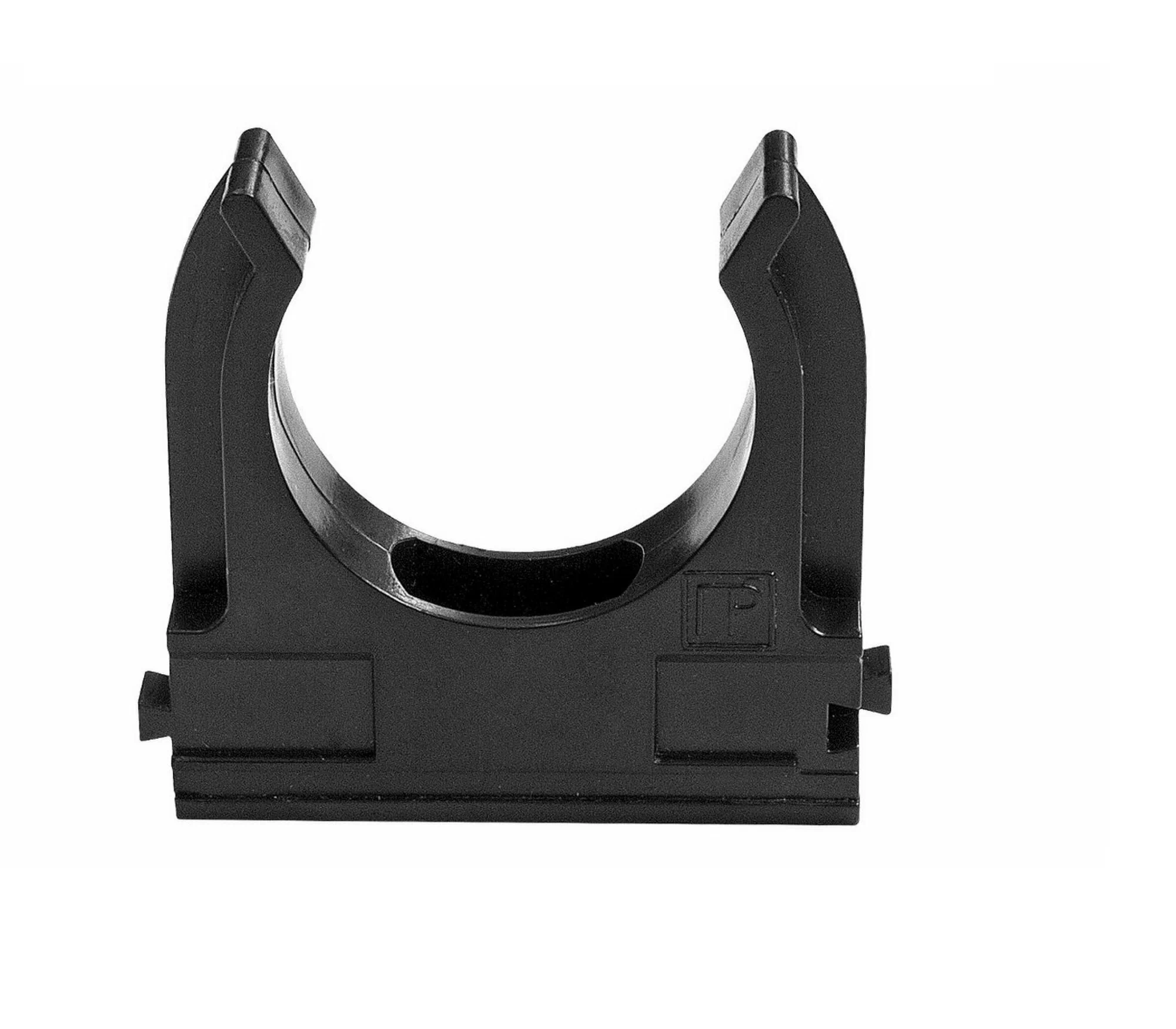 Клипса-крепеж для труб пластиковая (черная) D20мм (100шт)