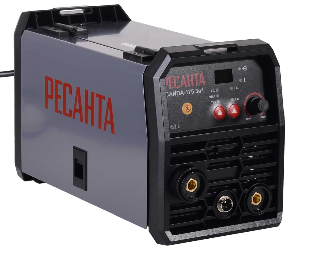 Сварочный аппарат полуавтомат 3 в 1 Ресанта САИПА-175 5,5кВт 65/233 (маска и угольник в подарок)