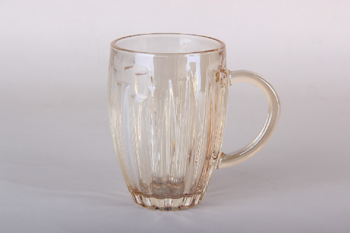 Кружка стекл. Gold 370мл 8306