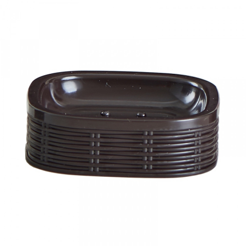Мыльница А6155 (ротанг коричневый) /106180/