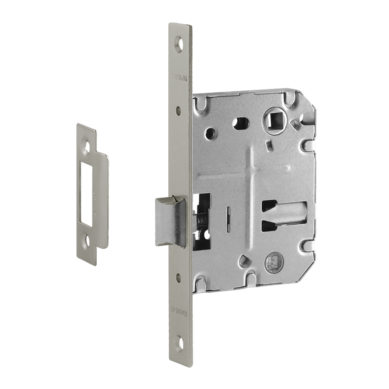 Корпус замка под фиксатор НОРА-М 2070-70мм ПП (прямая планка) матовая латунь