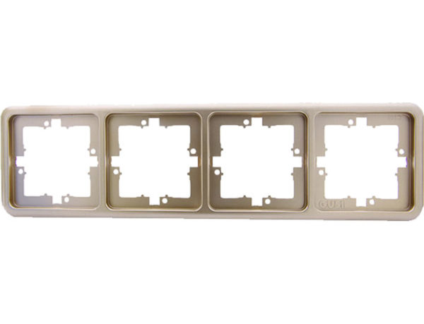 РАМКА "GUSI ELECTRIC" 4-АЯ ЗОЛОТО /С140-005/