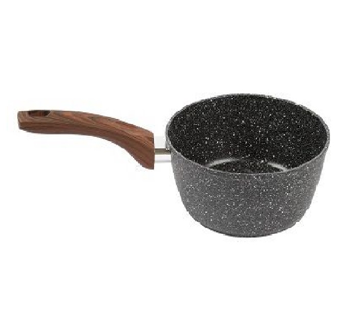 Ковш алюм. 18см 1,5л черный гранит R-104/18
