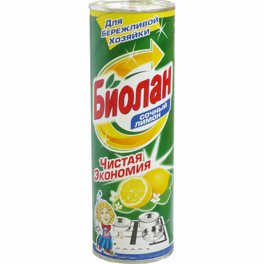 Средство чистящее Биолан сочный лимон 400гр