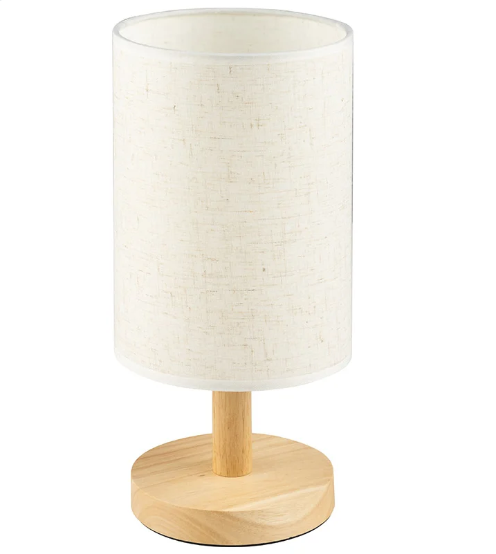Светильник настольный 40Вт E27 300x120мм бежевый ткань/дерево "Energy" EN-DL44 366071