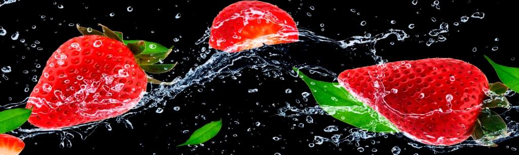 Панель-фартук Сочная клубника фотопечать Light М ФФ 201 600х2000ммFF6453980201- купить в АПлайн