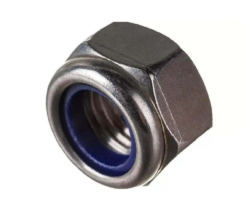 Гайка самоконтрящаяся DIN 985 М8 цинк (10шт) пакет BISKREP