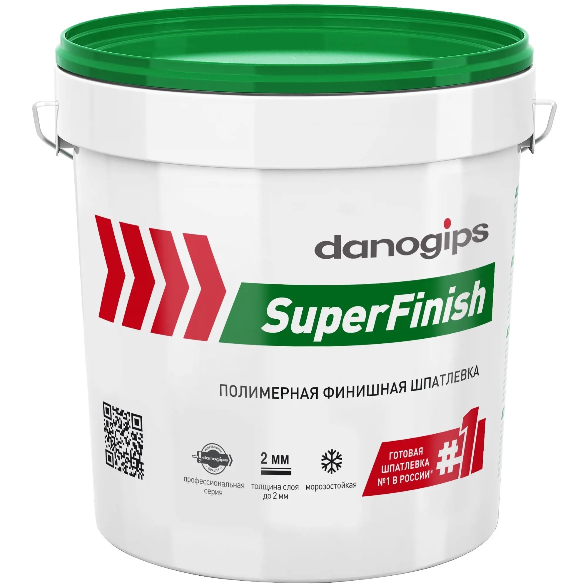 Шпатлевка "Danogips" Superfinish финишная готовая  18,1кг