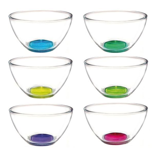 Салатник стекл. Гладкий 11см лак микс 07C1322LM - 07C1322LM - купить в АПлайн