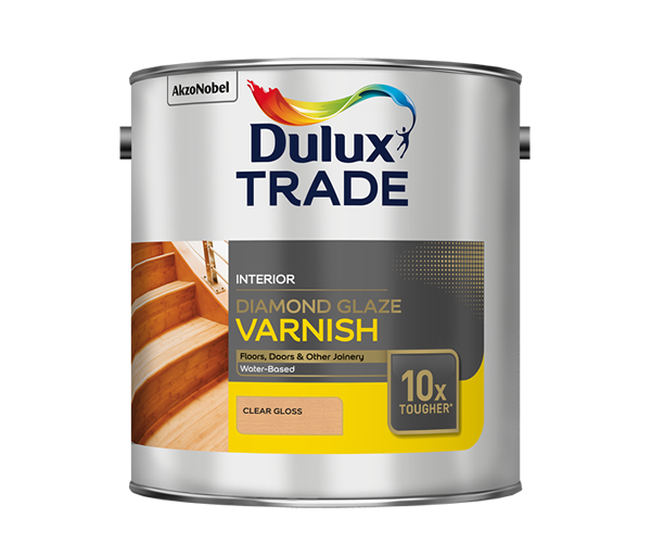 Лак паркетный DULUX TRADE DIAMOND GLAZE на водной основе п/мат 2,5л***