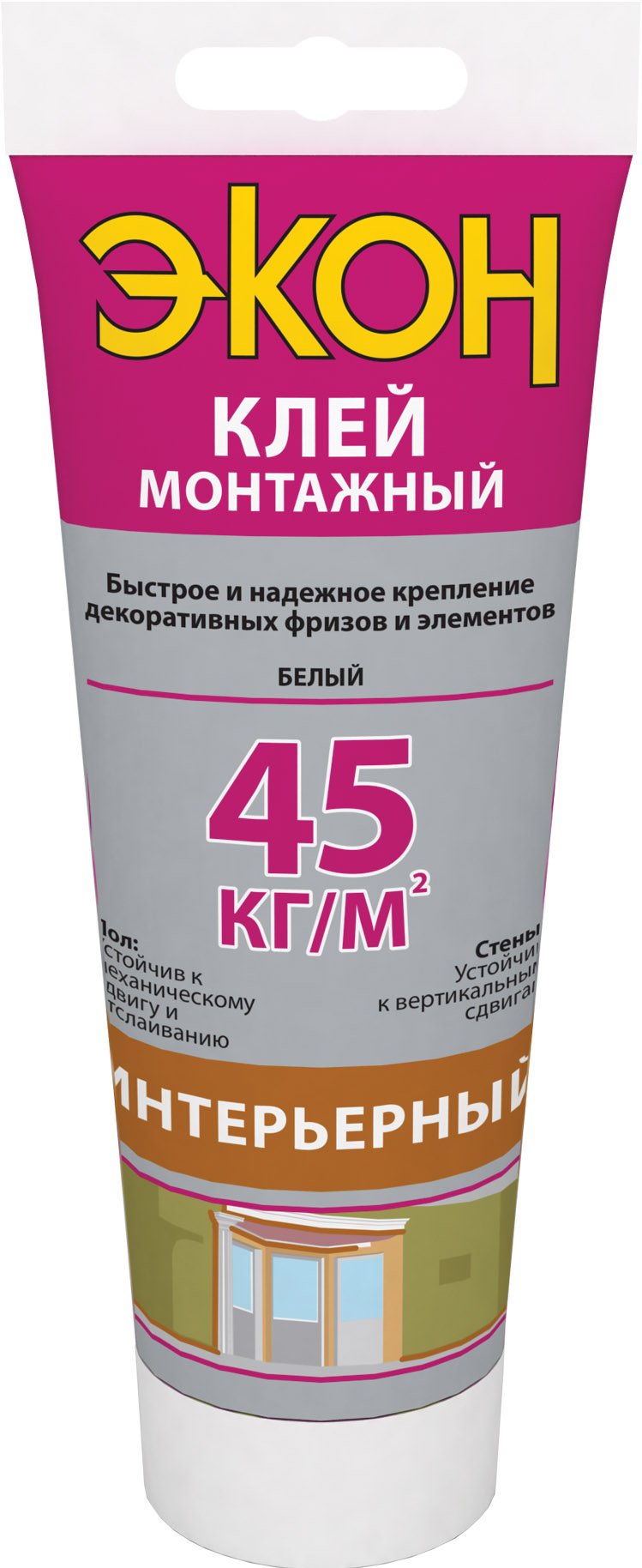 Жидкие гвозди ЭКОН Интерьерный 200гр /1378330/***